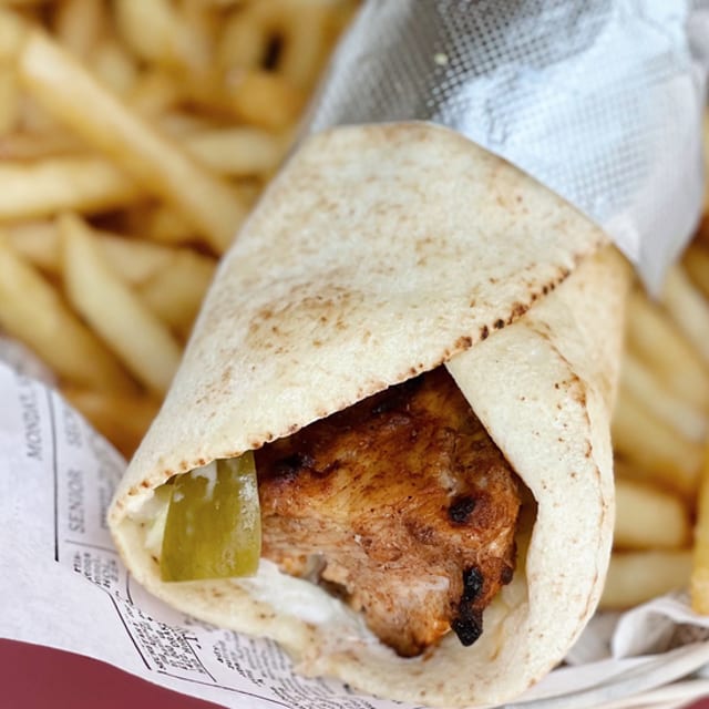 Chicken Kabob Wrap.